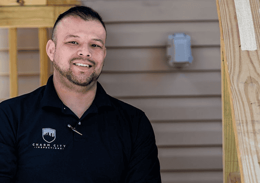 Inspection professional at Charm City Inspections ready to assist.